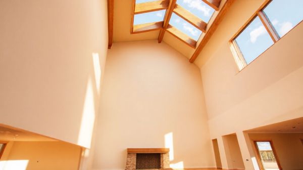 Enhance interiors using manual opening skylights for air and light