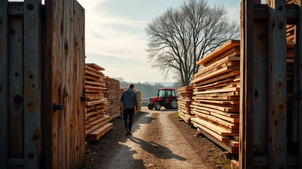 Unlocking the secrets of hardwood timber yards in Scotland